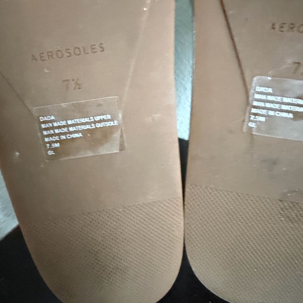 AEROSOLES Silver Ruched Slide Mules - Picture 10 of 11